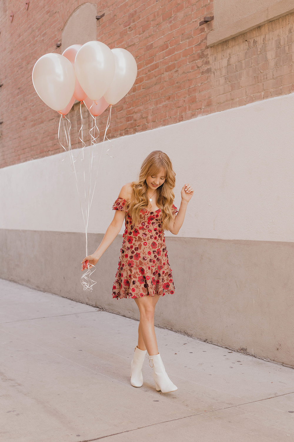 hello hannah, blog launch, hannah hagler, hannah hagler blog, vegan blogger, vegan blog, cruelty-free blog, cruelty-free blogger, for love and lemons amelia dress, how to style white booties, champagne lifestyle blog, hello hannah blog